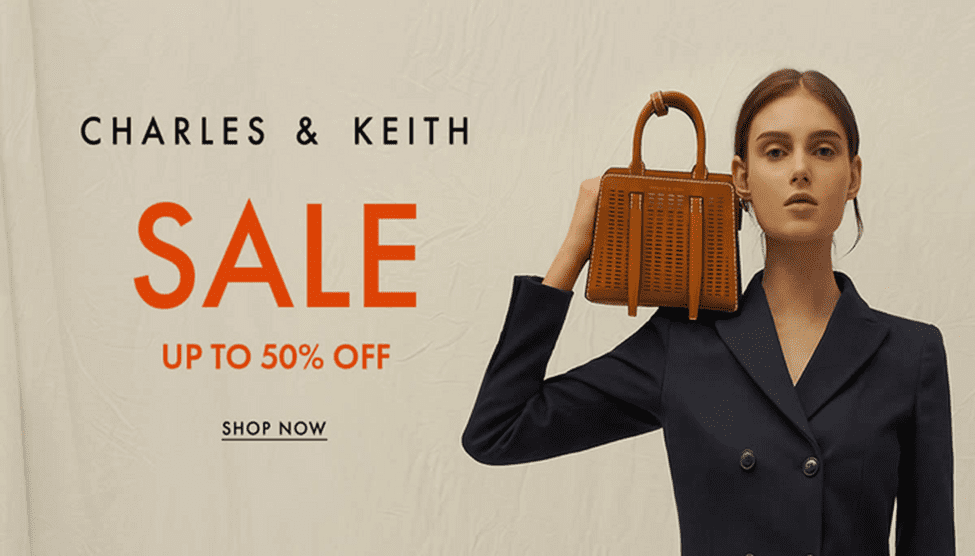 Charles & Keith tote bag sale