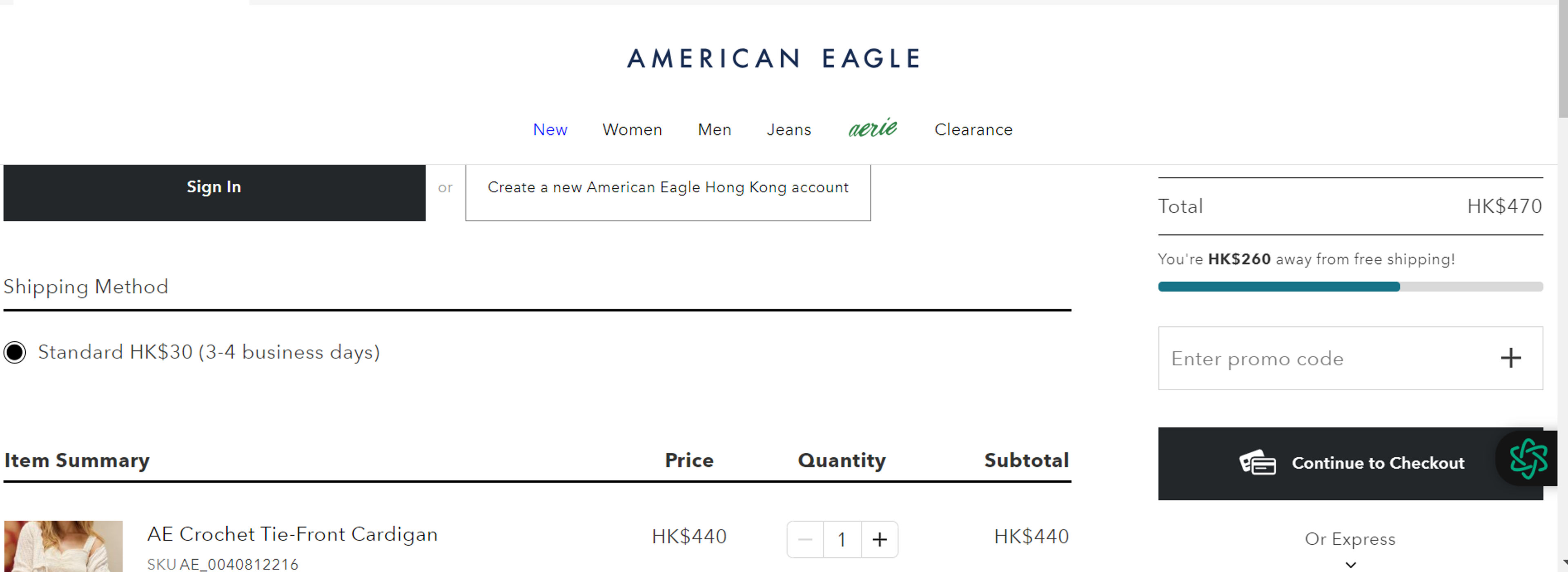 How to use coupon for American Eagle