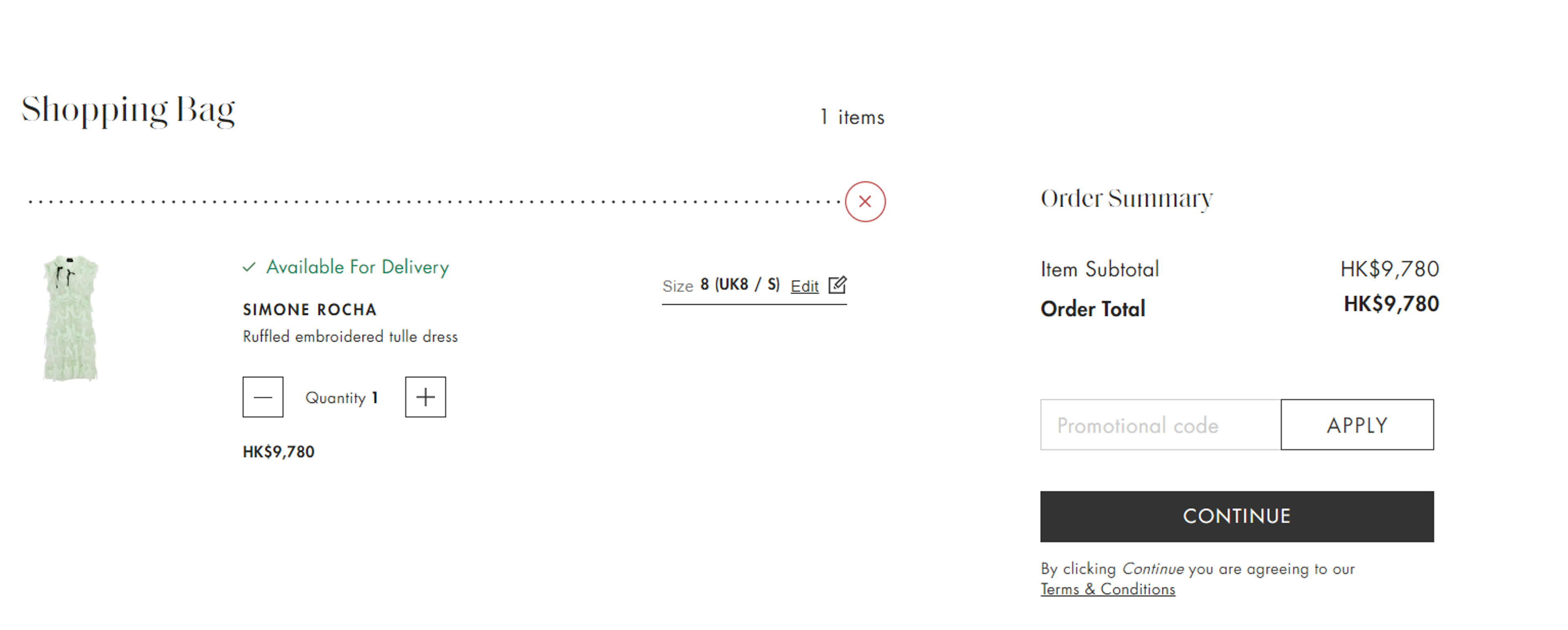 How to use Coupon for Harvey Nichols